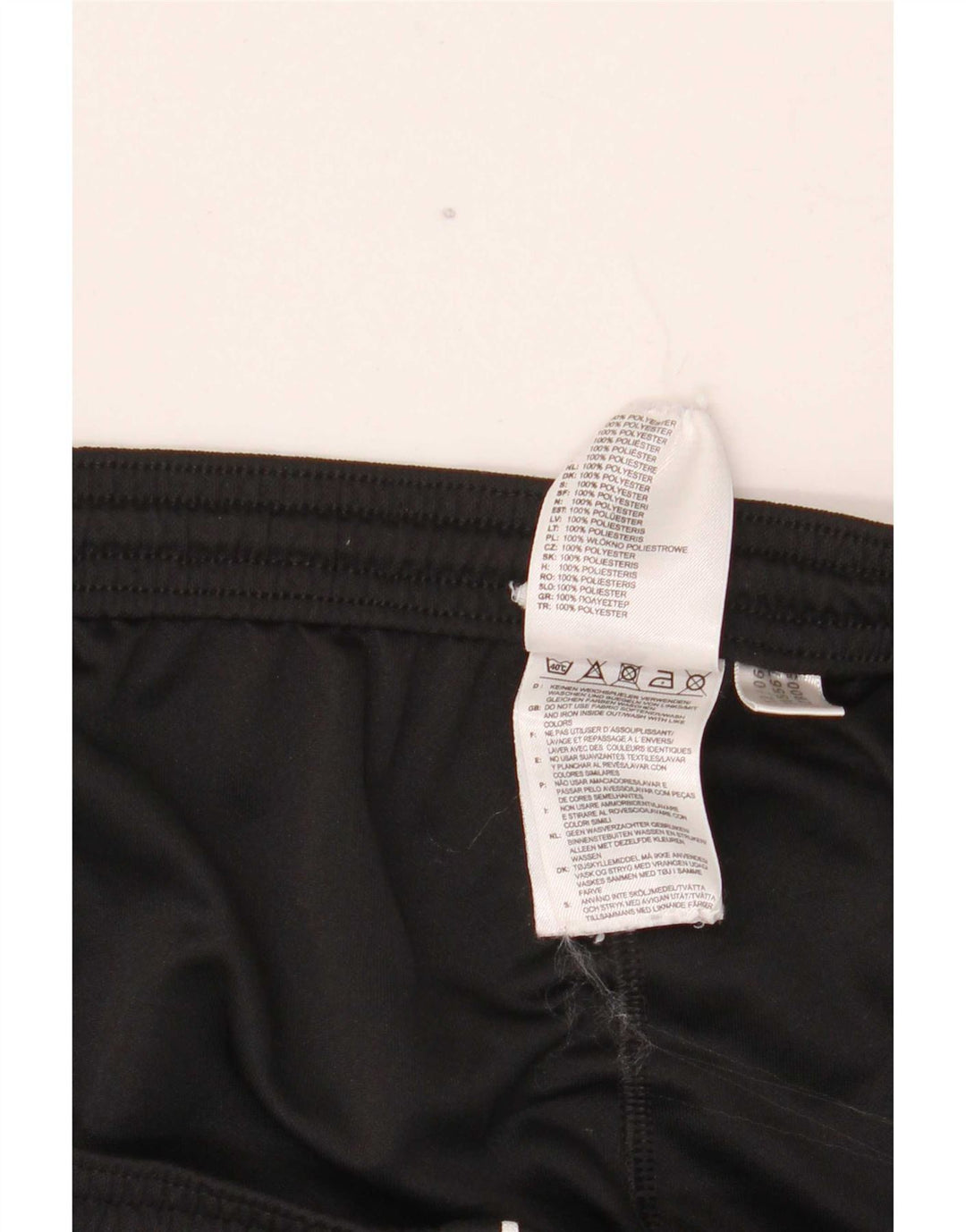 Męskie spodenki sportowe Adidas Climalite, duże, czarne, poliestrowe
