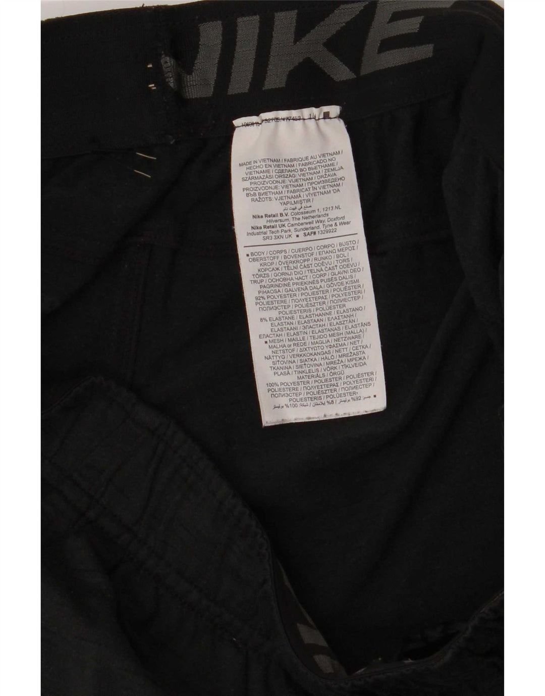 Męskie spodenki sportowe Nike Dri Fit, mały, szary, nakrapiany poliester