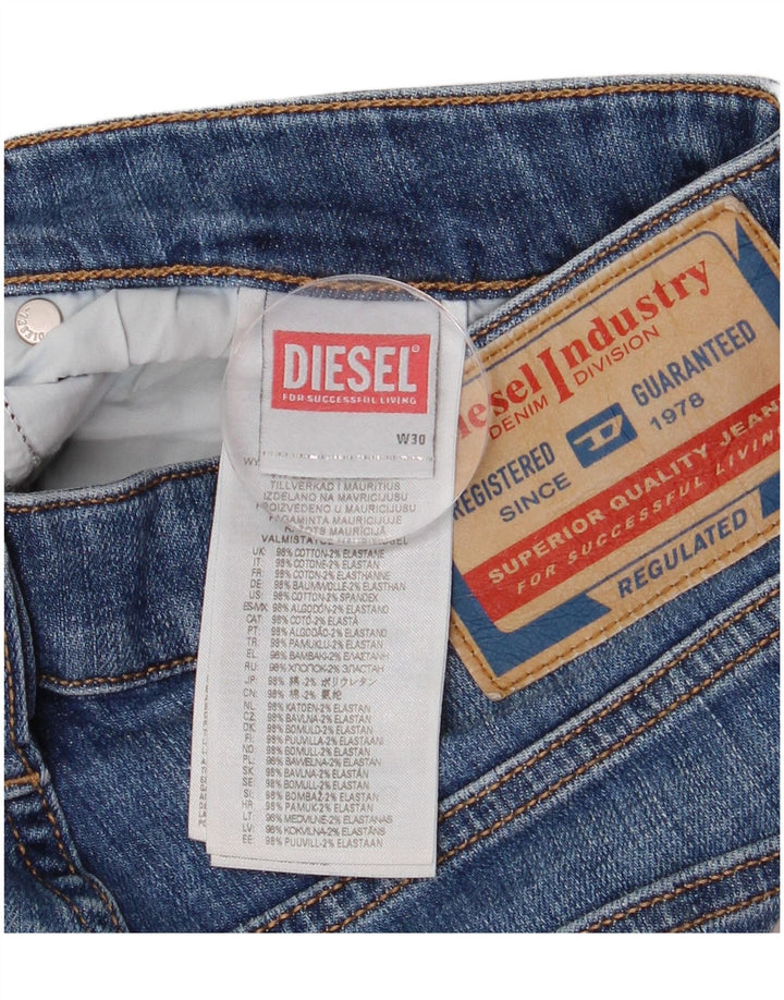 Męskie jeansy Capri Diesel W30 L21 Niebieskie bawełniane