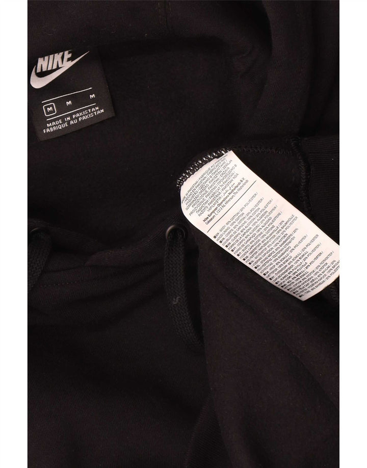 Męska bluza z kapturem Nike, średnia czarna, bawełniana