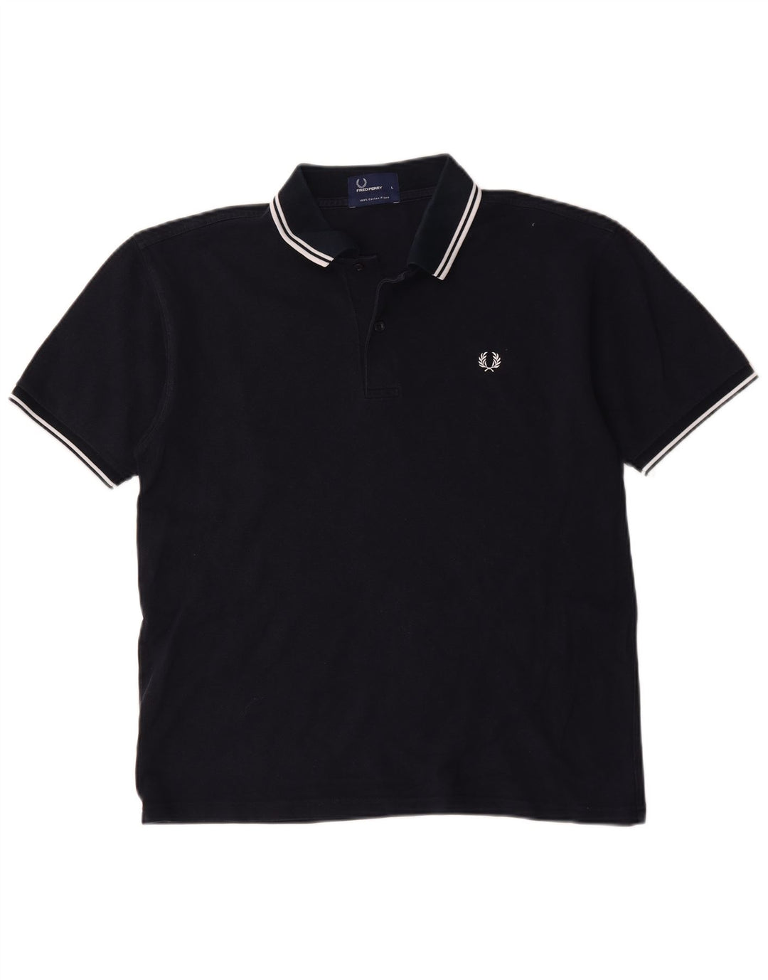 Męska koszulka polo Fred Perry, duża, granatowa, bawełniana