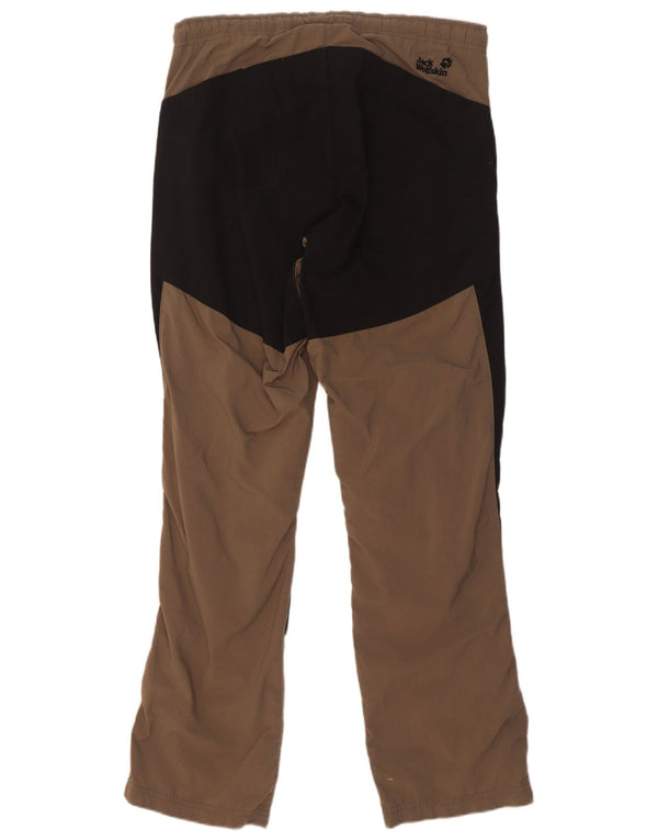 Męskie spodnie turystyczne Jack Wolfskin Medium W32 L33 Brązowy blok kolorów