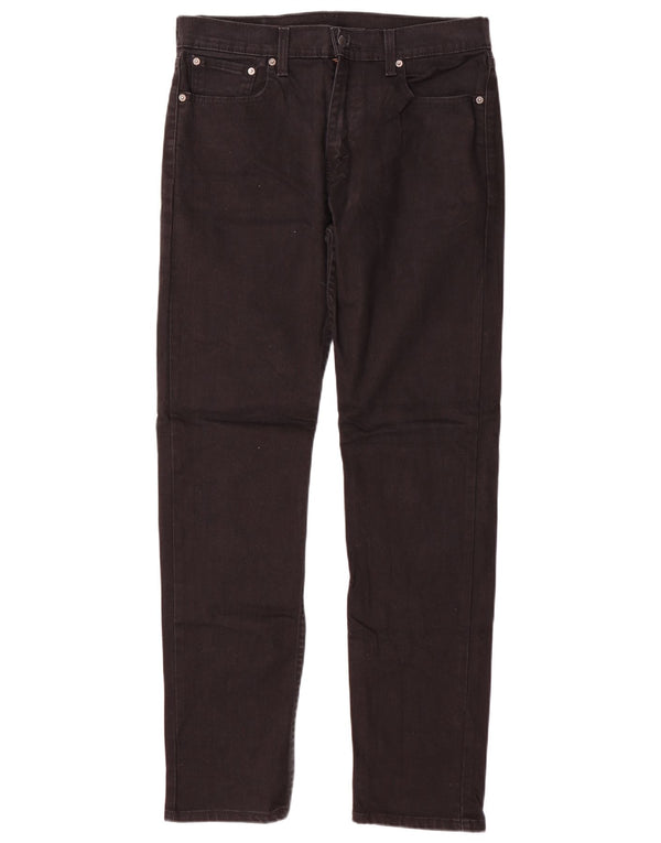 Męskie jeansy Levi's 502 Tapered W33 L34 Czarna bawełna