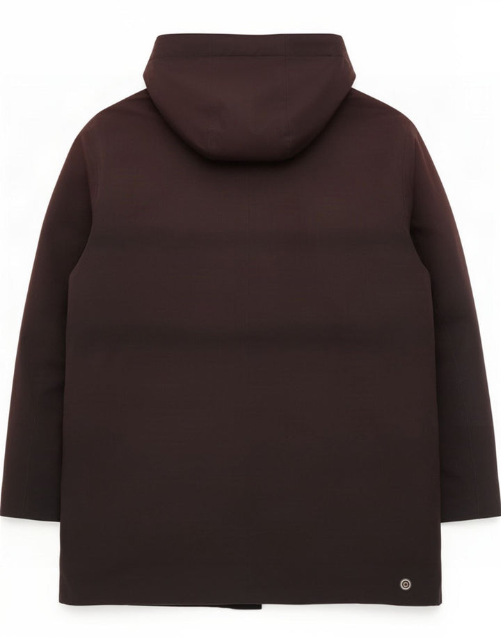 Męski ocieplany płaszcz z kapturem Colmar IT 58 XL, czarny poliester