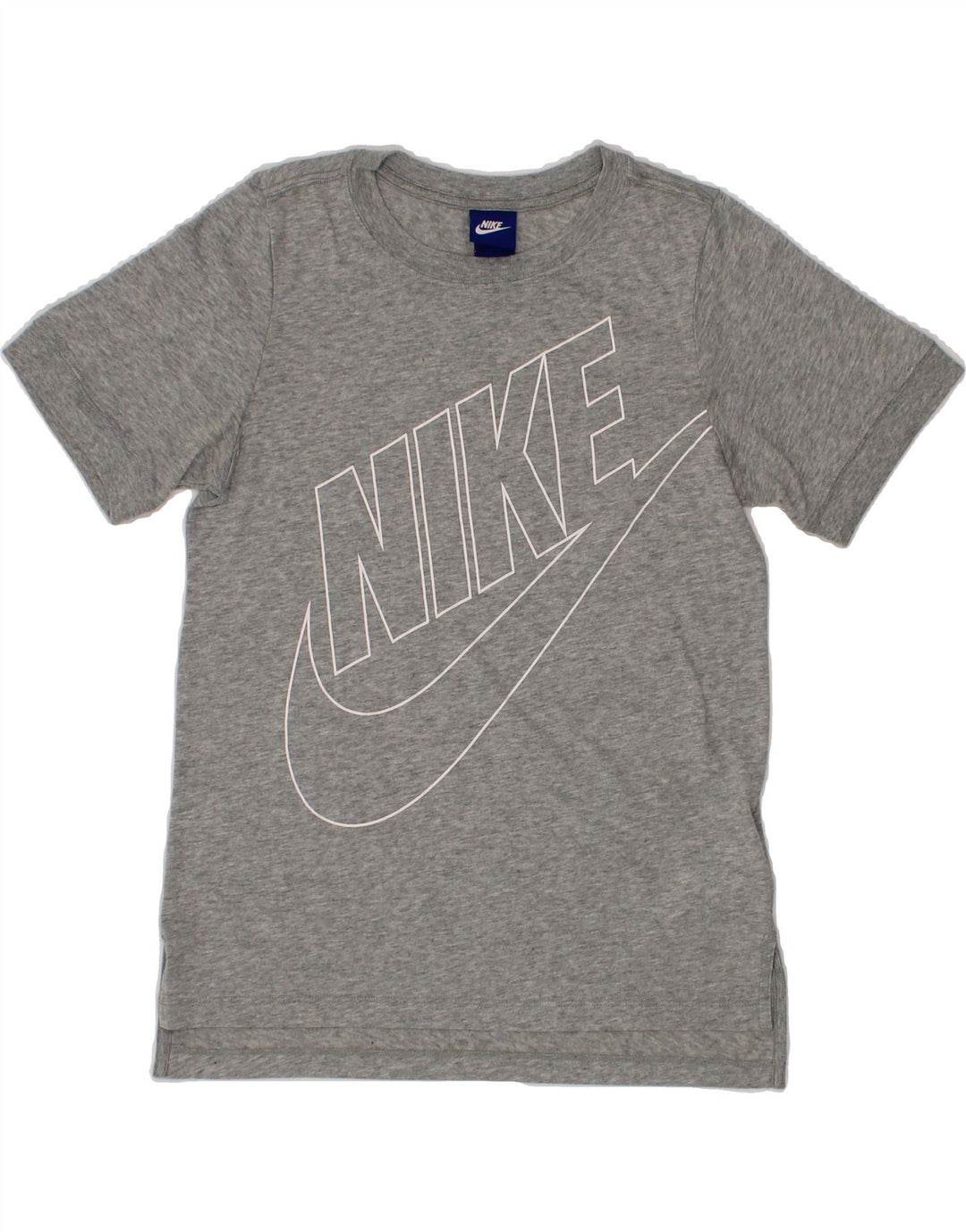 NIKE Mens Graphic T-Shirt Top XS Grey Polyester Vintage Nike and Second-Hand Nike from Messina Hembry 