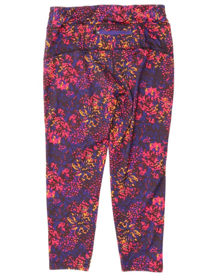Legginsy damskie Crivit UK 14/16 Średni wielobarwny kwiatowy poliester