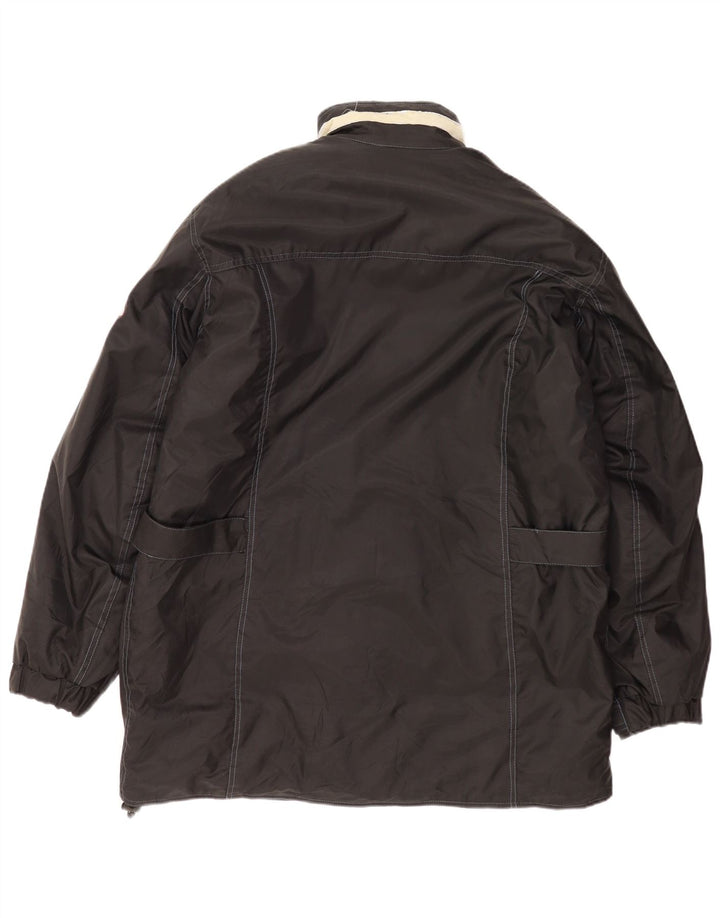 Męska kurtka typu racer Oxford UK 42 XL z czarnego nylonu