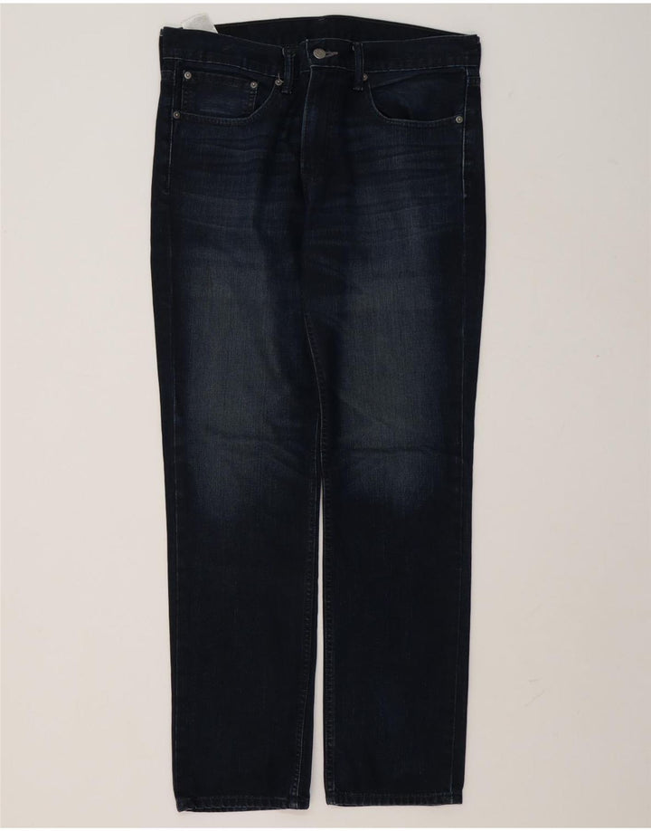 Męskie jeansy Levi's 511 Slim W34 L32 Granatowa bawełna