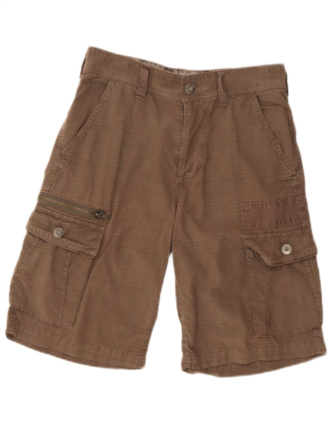 Męskie spodenki cargo Guess W29, małe, brązowe, bawełniane