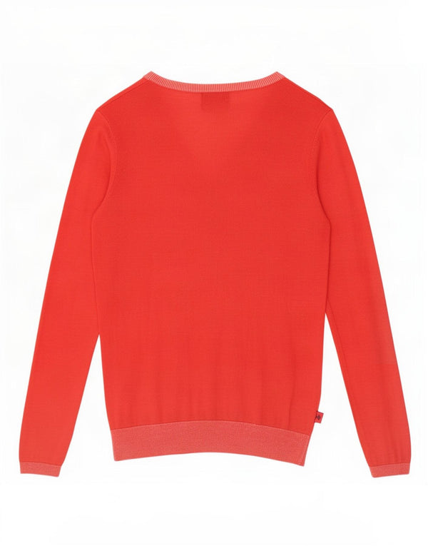 Sweter damski Kappa UK 12, średni czerwony, wiskoza