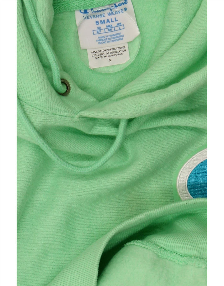 CHAMPION Mens Hoodie Jumper Small Green Cotton Vintage Champion and Second-Hand Champion from Messina Hembry 