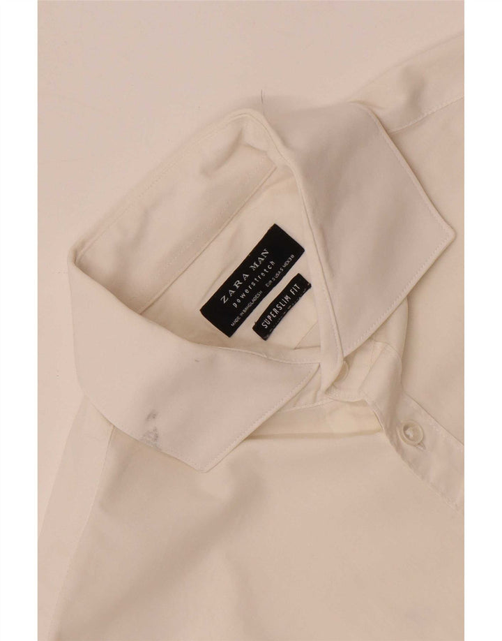 Koszula męska Zara Super Slim Fit, mała, biała