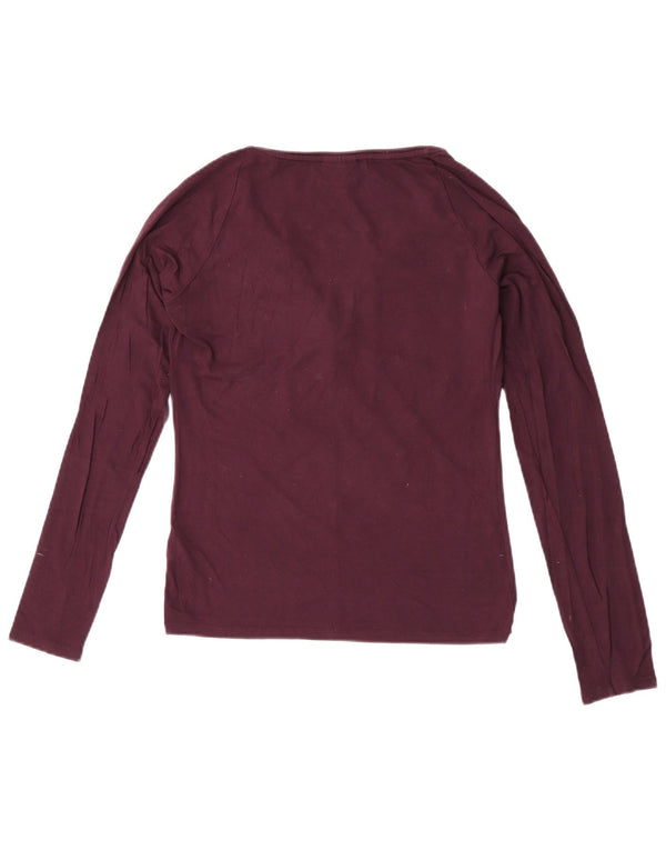 Damski top Trussardi z długim rękawem UK 12, średni fiolet, wiskoza