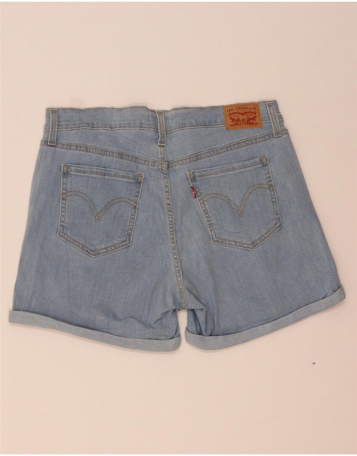 Damskie spodenki jeansowe LEVI'S Mid Rise W31 Średnioniebieskie, bawełniane