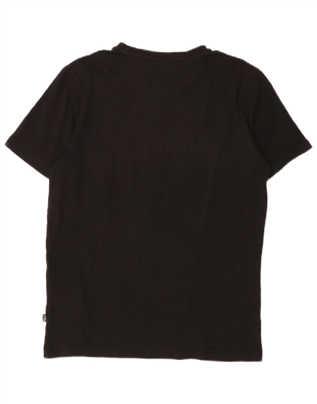 Męski T-shirt z grafiką Puma, mały, czarny, bawełniany