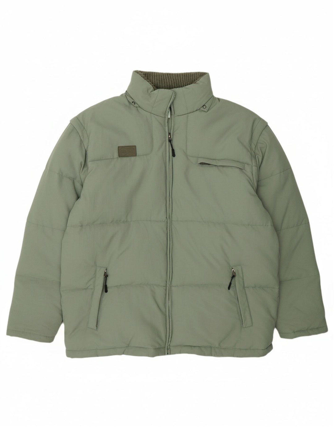 FILA Mens Padded Jacket UK 44 2XL Green Polyamide