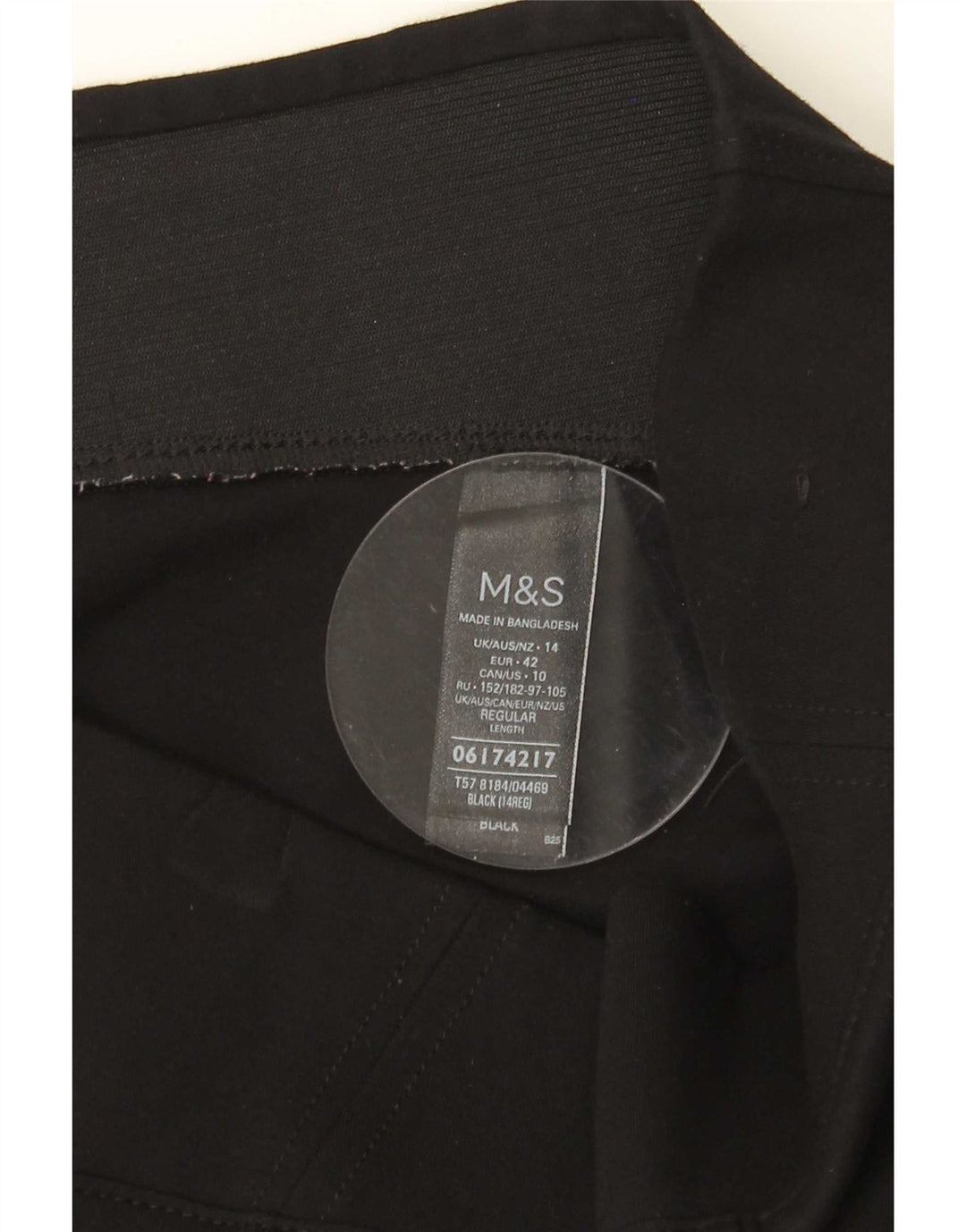 Legginsy damskie Marks & Spencer UK 14, duże, czarne, wiskozowe