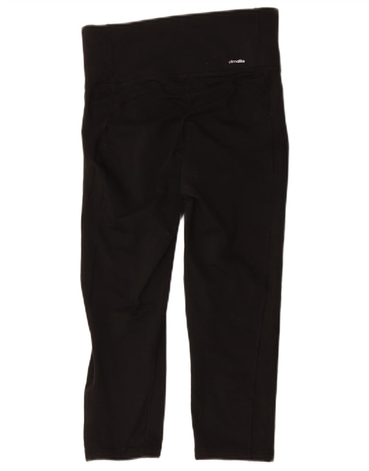 Legginsy Adidas Damskie Climalite Capri UK 8/10 Małe Czarne