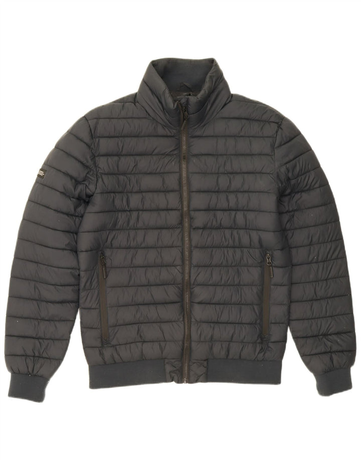 Męska ocieplana kurtka Superdry UK 40, duża, granatowa, nylonowa