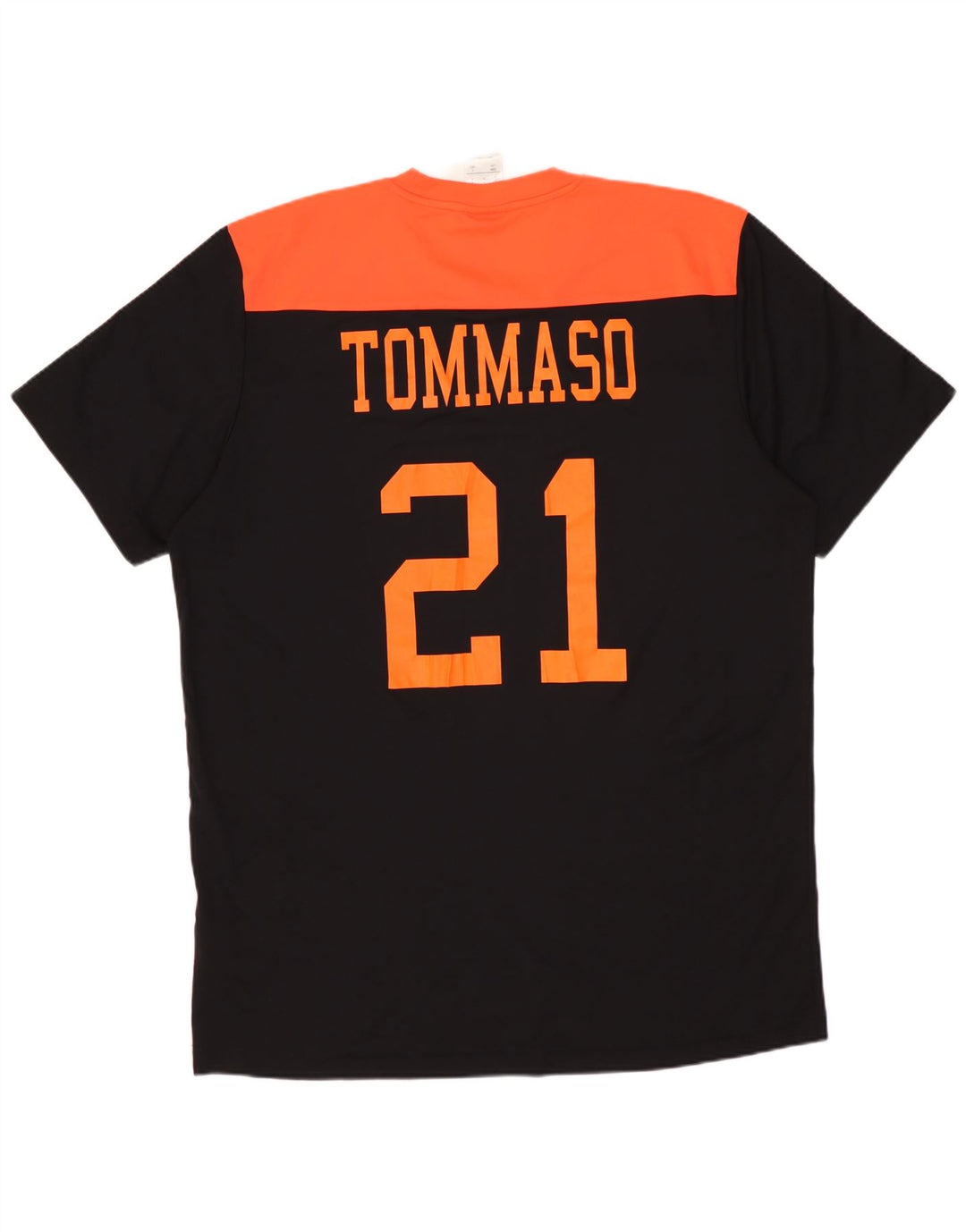 Męski T-shirt z grafiką ADIDAS, duży, czarny poliester z blokami kolorów