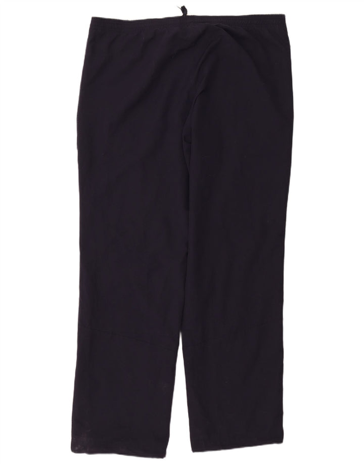 Męskie spodnie dresowe Puma z grafiką, duże, granatowe, z poliestru