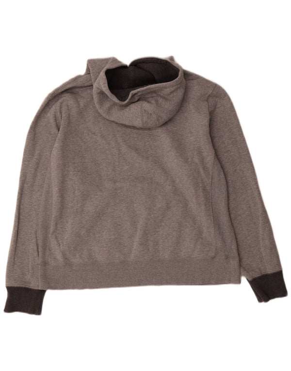 Męska bluza z kapturem Nike, średnia, szara, bawełniana nakrapiana
