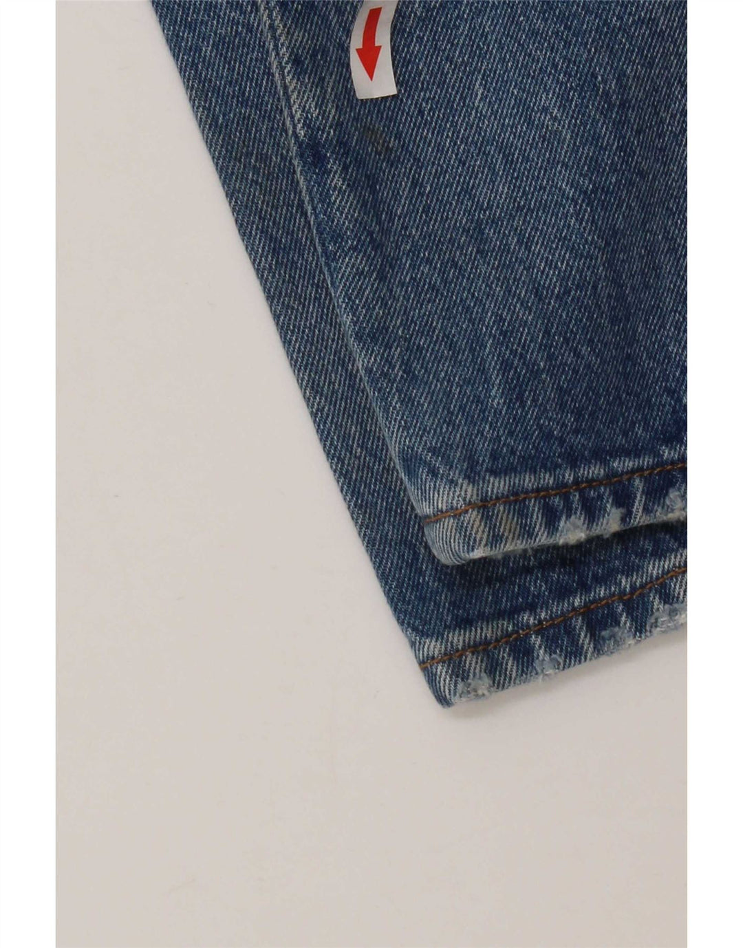 Damskie jeansy Levi's 501 w trudnej sytuacji W28 L32 Niebieska bawełna