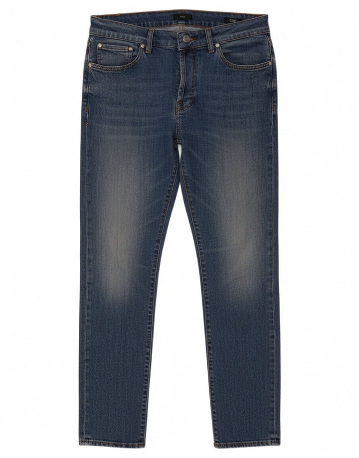 Liu Jo Męskie Scott Skinny Jeans W33 L29 Niebieski poliester