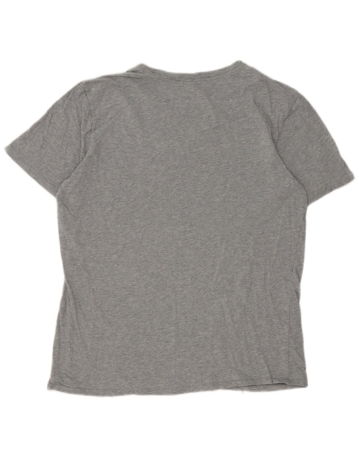 Męski T-shirt Nike Athletic Cut Graphic Top, średnioszary, nakrapiany