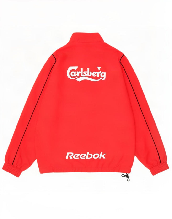 Męska kurtka dresowa Reebok Liverpool Graphic XS, czerwona, poliester