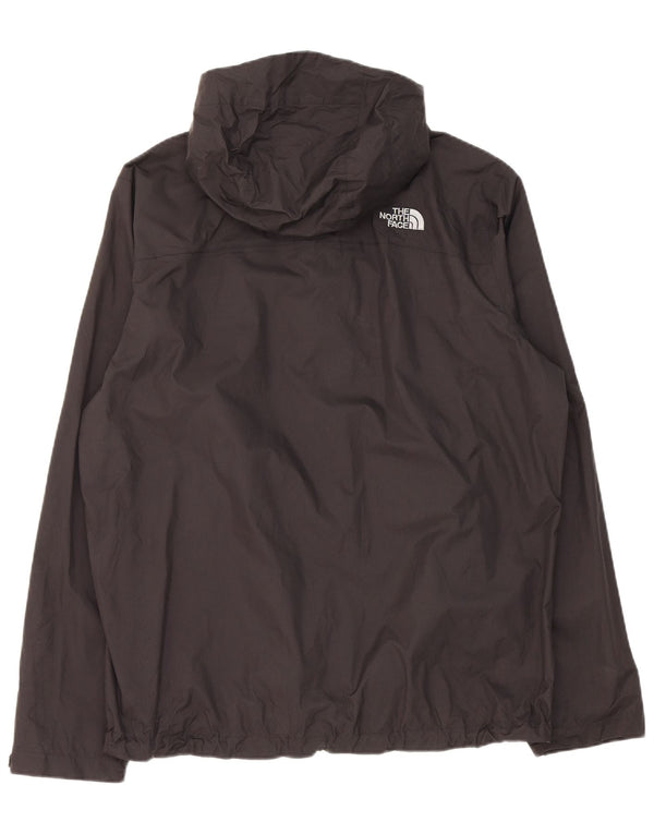 Męska kurtka przeciwdeszczowa z kapturem The North Face UK 40, duża, czarna