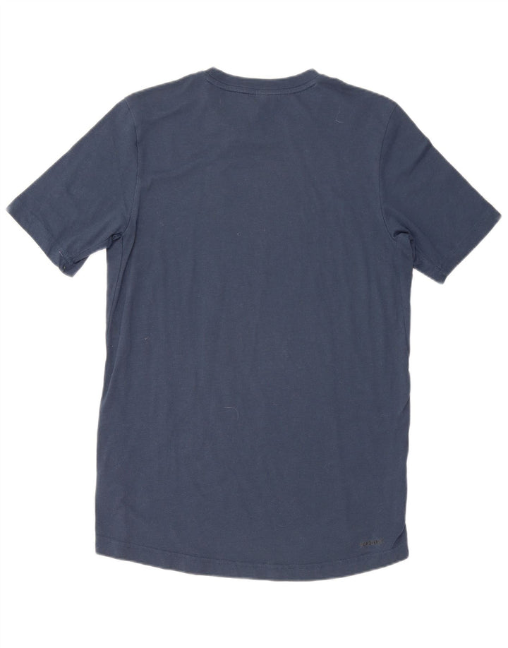 ADIDAS Mens Aeroready T-Shirt Top Small Navy Blue Polyester