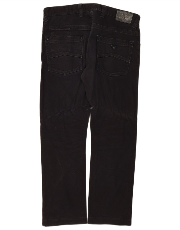 Armani Męskie J08 Slim Jeans W36 L30 Czarna bawełna
