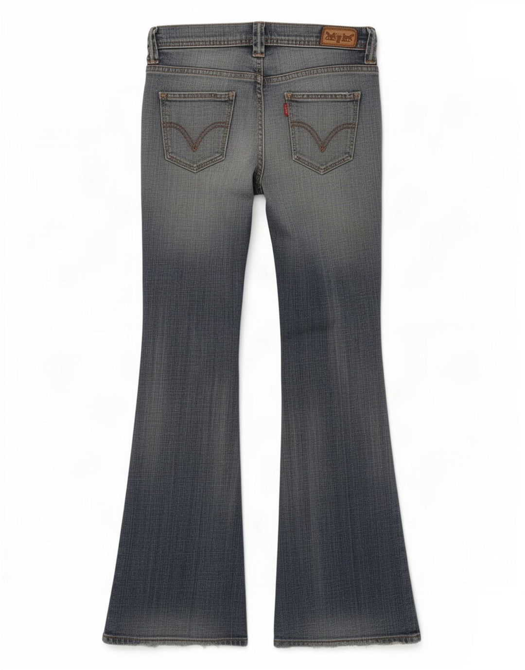 Damskie jeansy rozkloszowane Levi's W28 L31 Niebieska bawełna