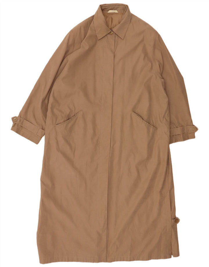 Marks & Spencer Damski długi płaszcz UK 20 2XL Beżowy poliester