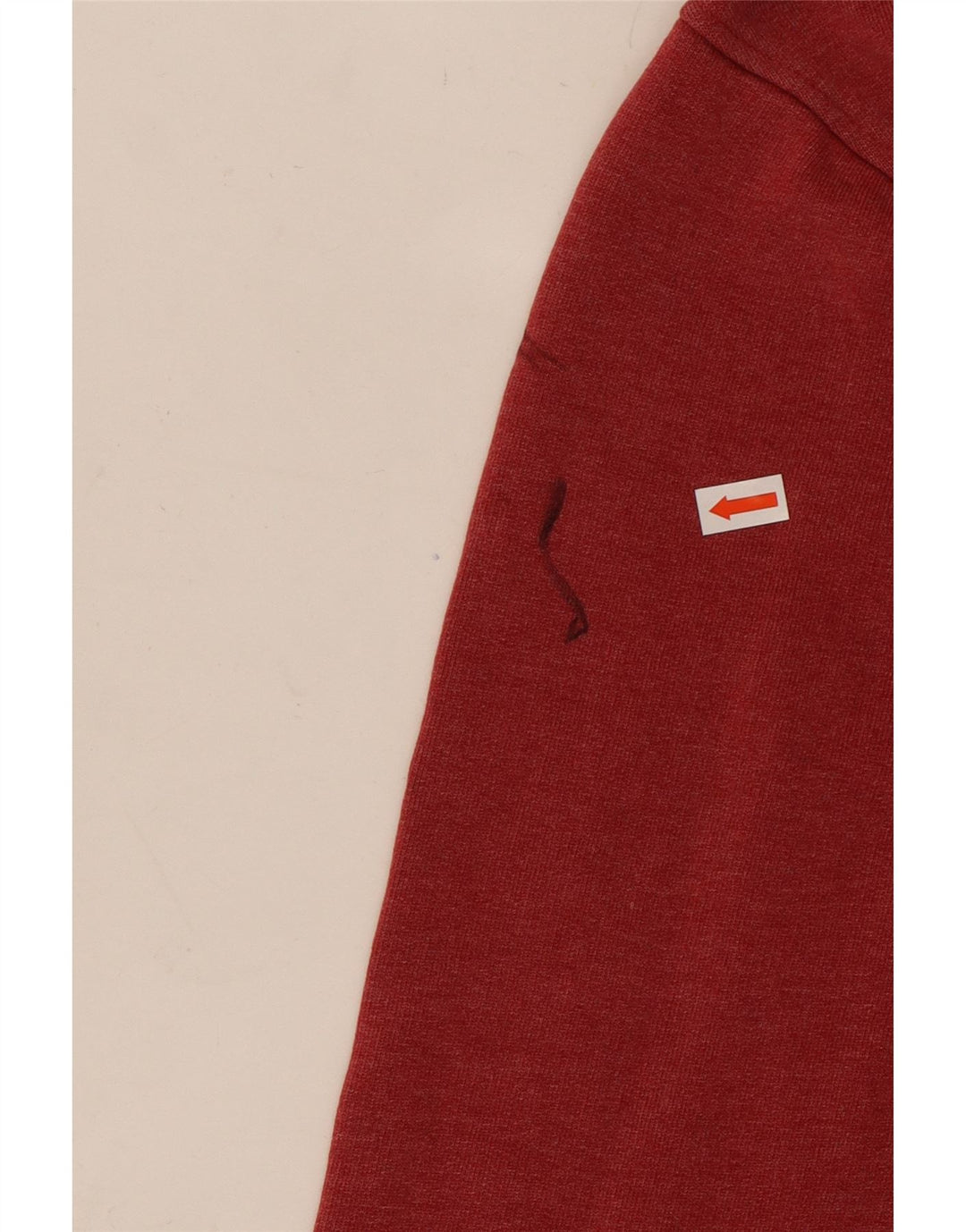 Męski sweter z kapturem i grafiką SALTROCK XL, czerwony, bawełniany