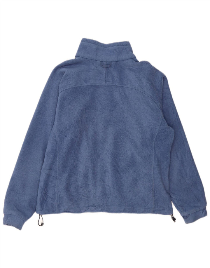 Damska kurtka polarowa oversize Columbia UK 18 XL, niebieska, poliestrowa