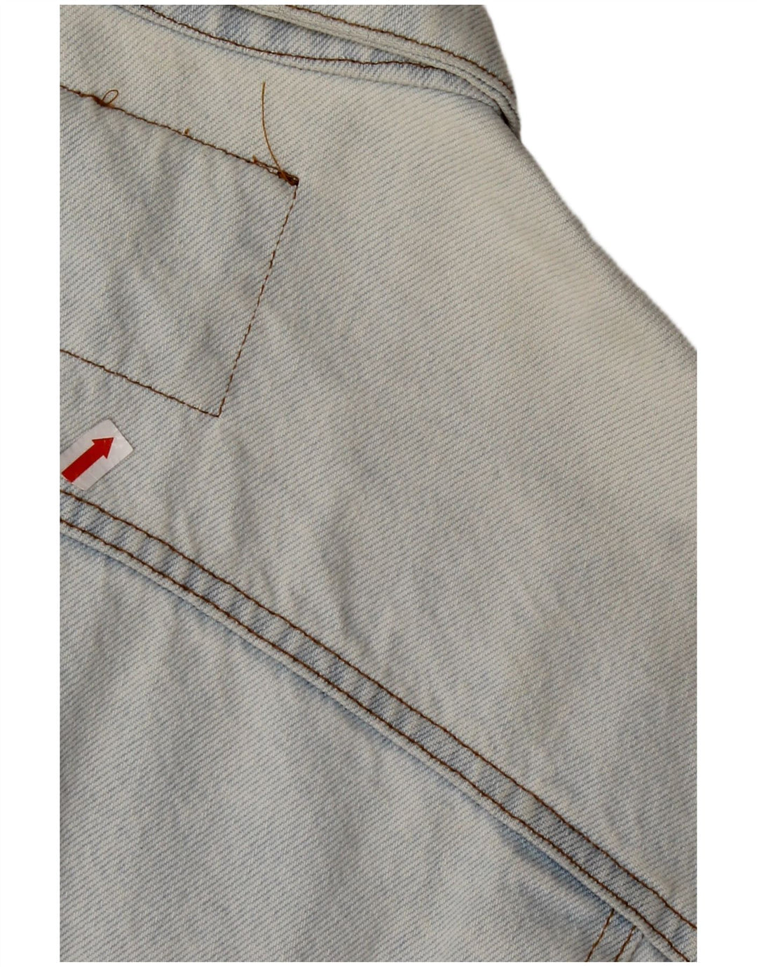 Damska kurtka jeansowa RIFLE Crop Oversize UK 10 Small, niebieska, bawełniana