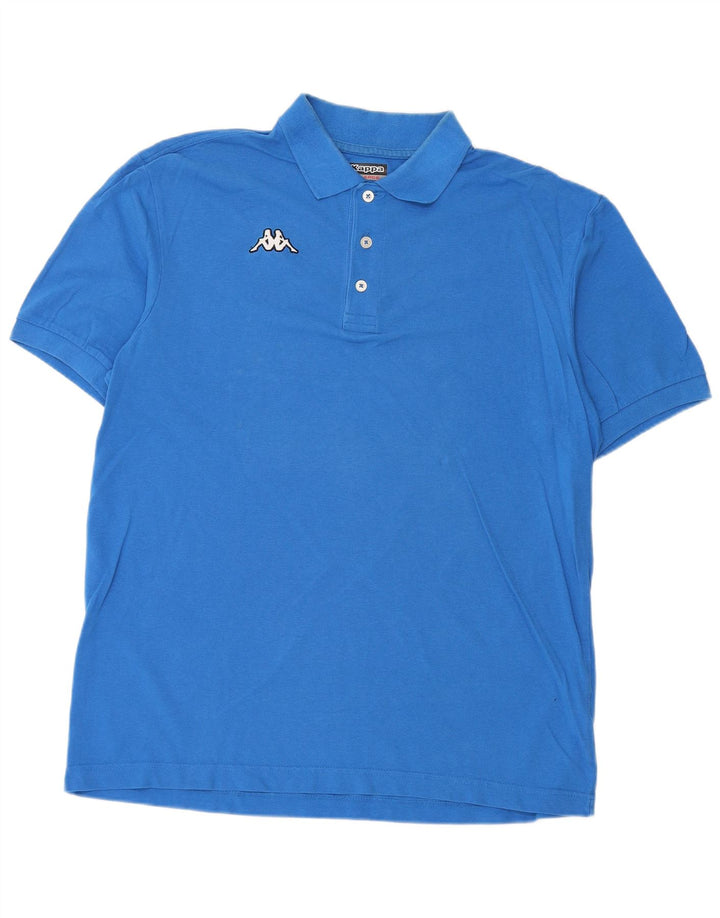 Męska koszulka polo KAPPA XL, niebieska, bawełniana