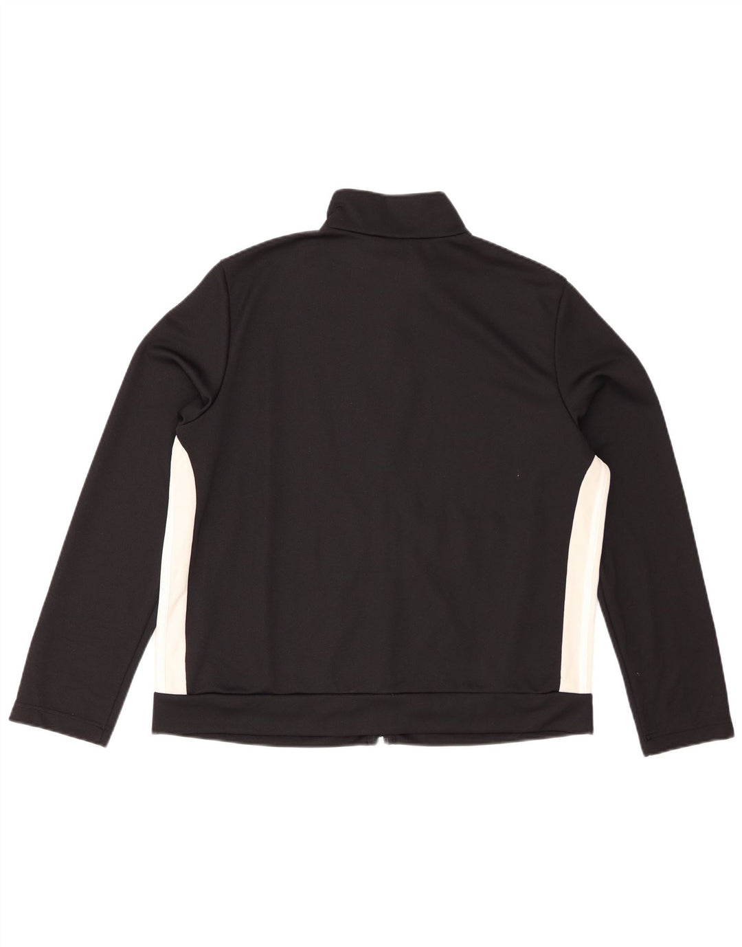 Damska kurtka dresowa Adidas UK 24/26 2XL Czarny poliester z blokami kolorów