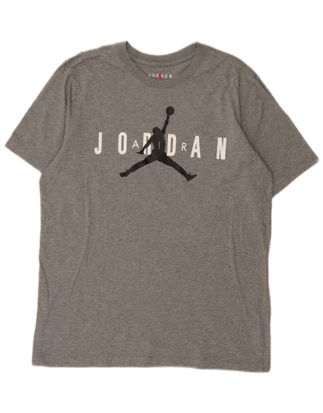 Męski T-shirt Jordan z grafiką, średni szary, bawełniany nakrapiany