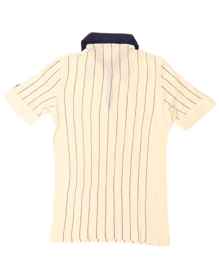 Męska koszulka polo do rugby Fila IT 46 w małe białe paski, bawełniana