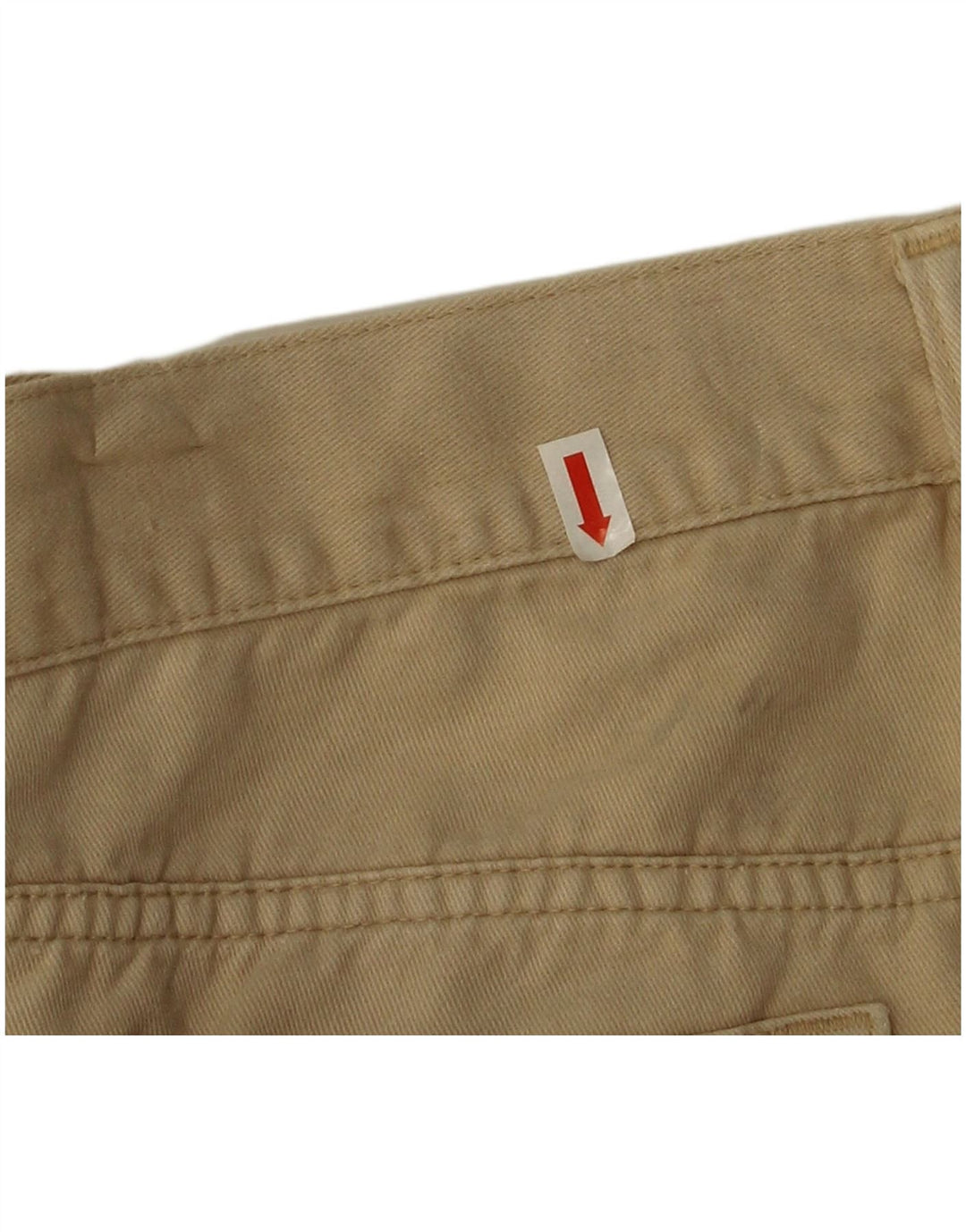 Męskie proste dżinsy Calvin Klein W34 L30 Beżowa bawełna