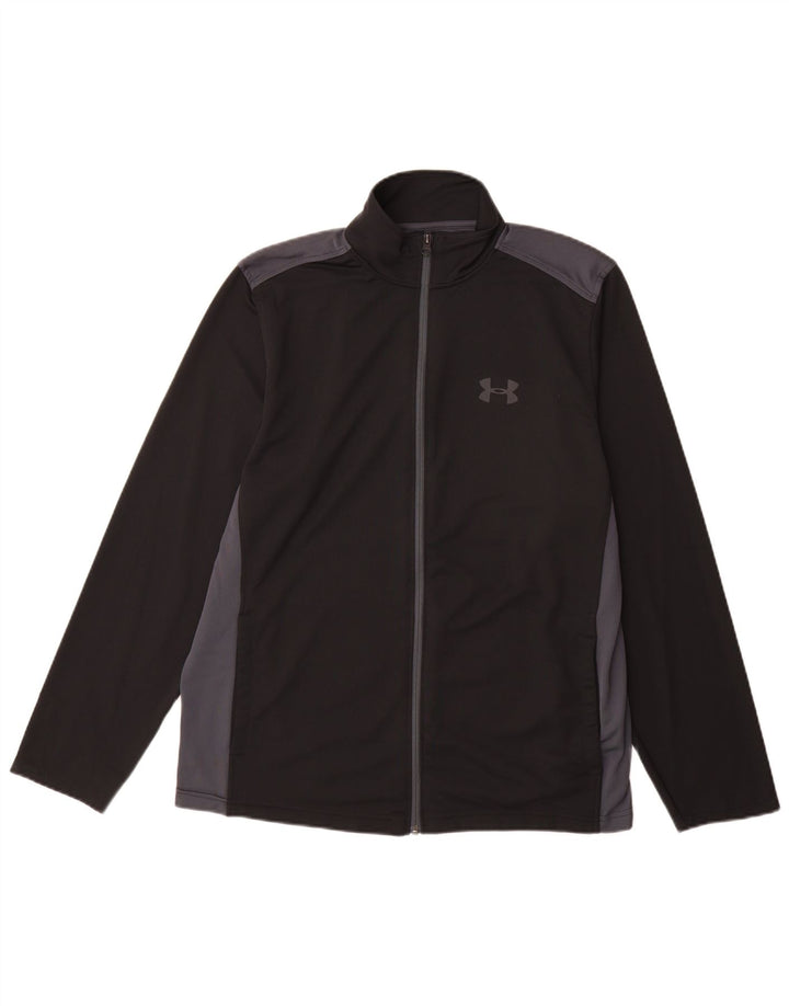 Męska kurtka dresowa Under Armour Heat Gear, duża, czarna, z blokami kolorów
