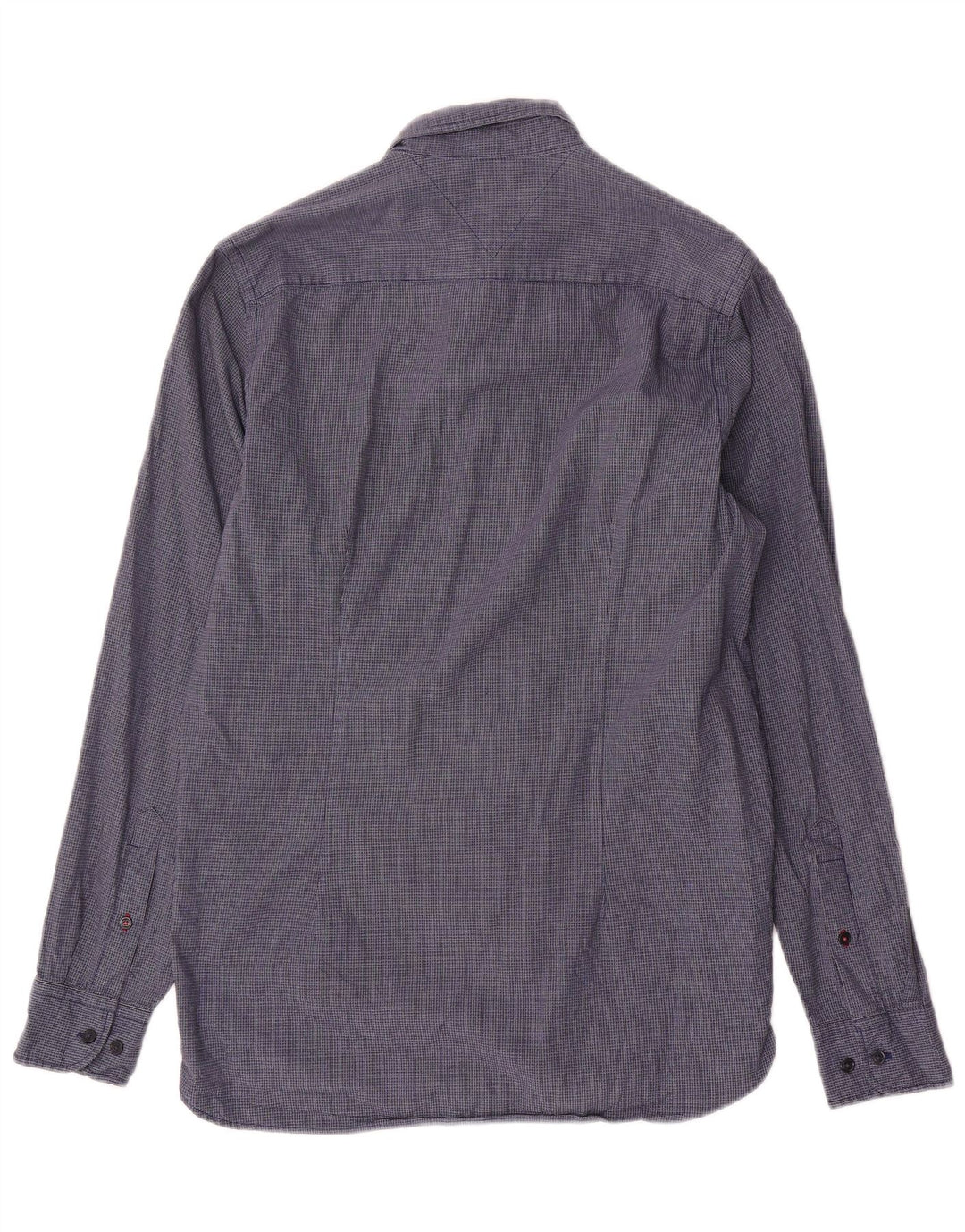 Męska koszula slim fit Tommy Hilfiger w średnią granatową kratkę