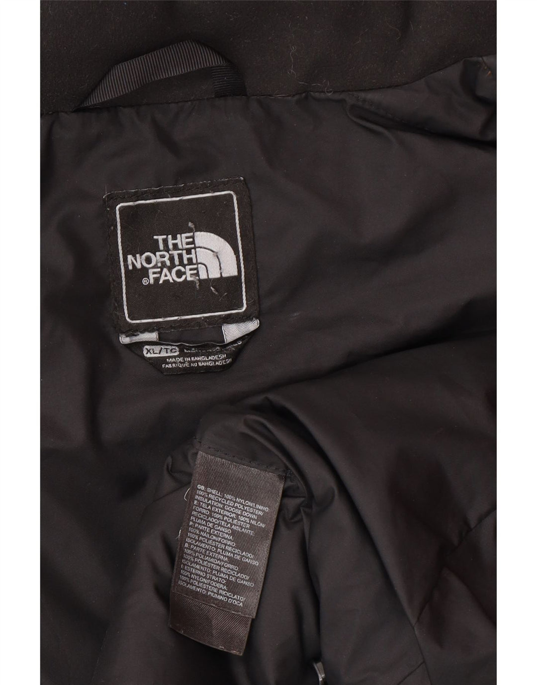 Męska ocieplana kurtka THE NORTH FACE 550 UK 42 XL, nylon khaki