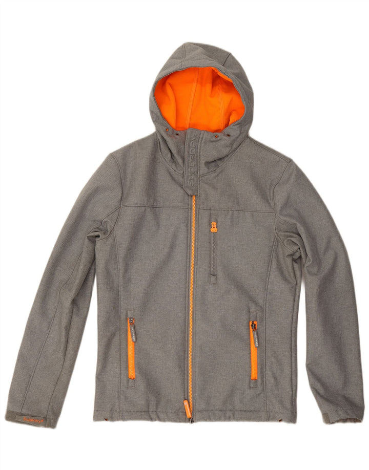 Męska wiatrówka Superdry Windtrekker Graphic UK 38 Medium Grey