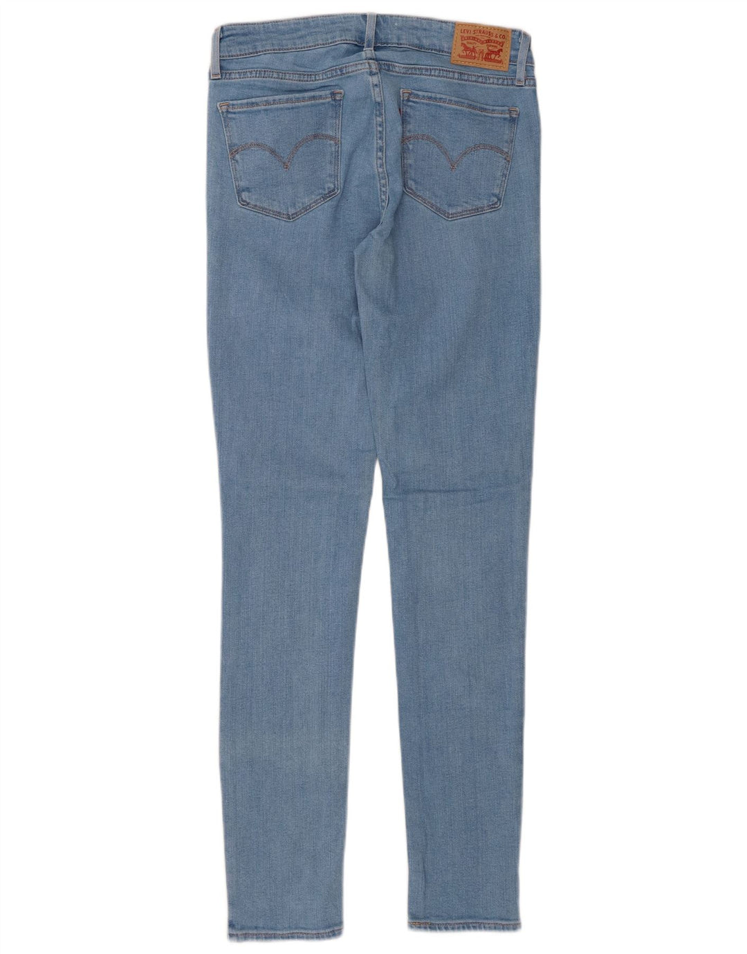 Damskie jeansy LEVI'S 711 Skinny W26 L30 Niebieska bawełna