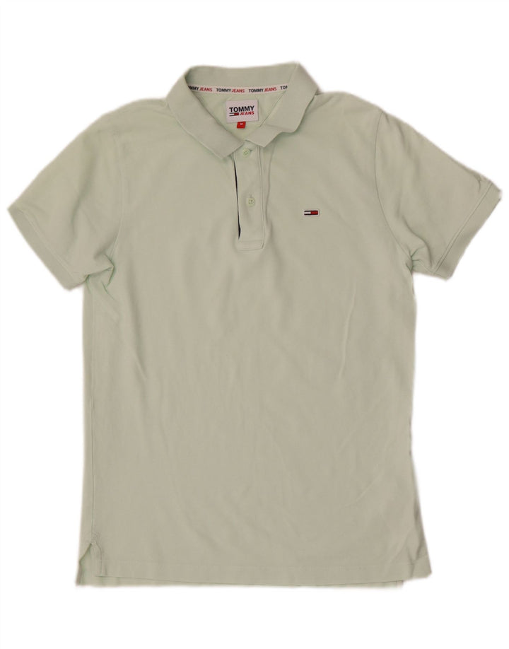 Męska koszulka polo Tommy Hilfiger w kolorze średniej zielonej bawełny