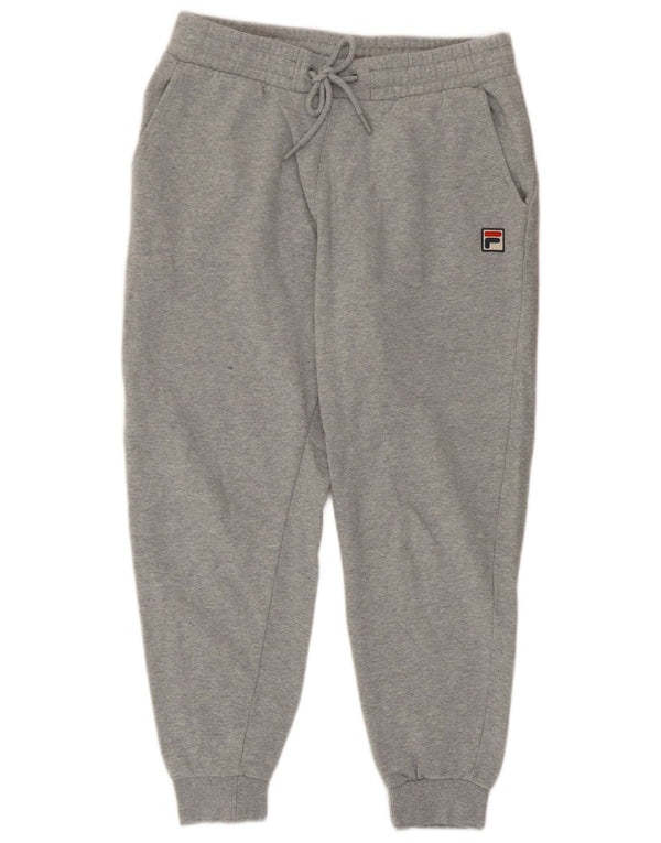 Fila Mens Tracksuit Trousers Joggers Small Grey Cotton